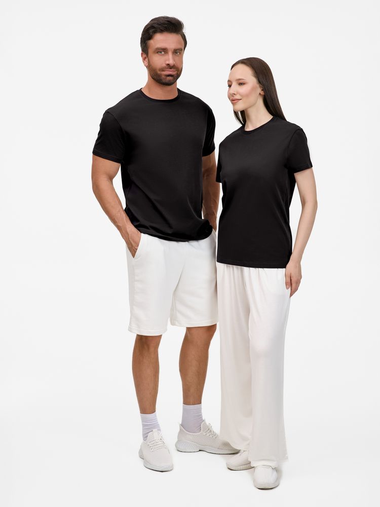 Футболка унисекс T-Bolka 200, черная, размер 4XL