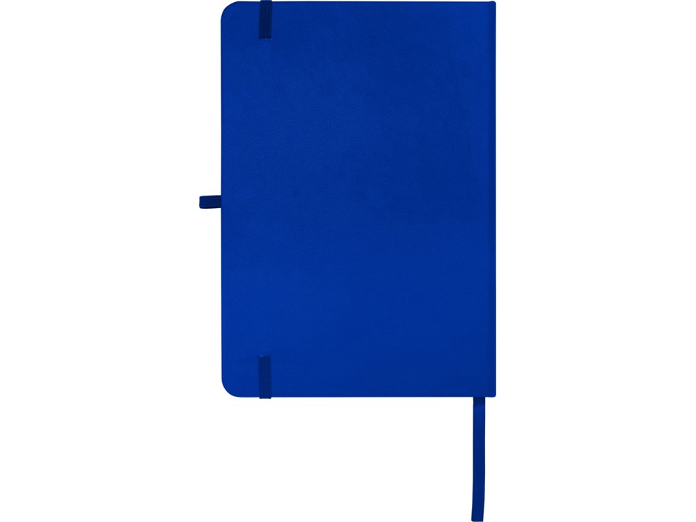 Teak блокнот А5 из переработан. материала в твердой обложке с линован. страницами - Ярко-синий