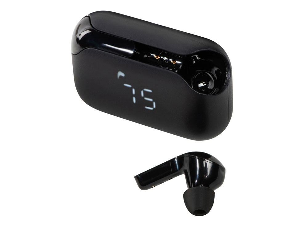 Беспроводные наушники TWS с шумоподавлением ENC Equip, IPX4 с логотипом Qjet | Print Logo