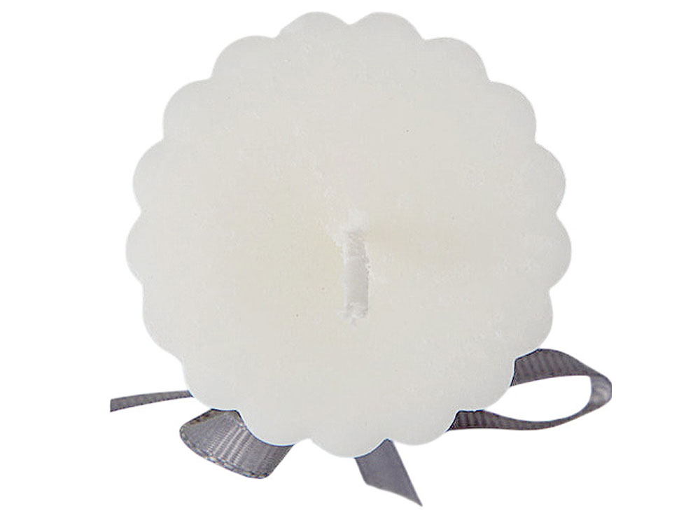 Набор свечей с гранями Vela, темно-серый, белый