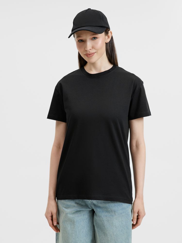 Футболка унисекс T-Bolka 160, черная, размер 4XL