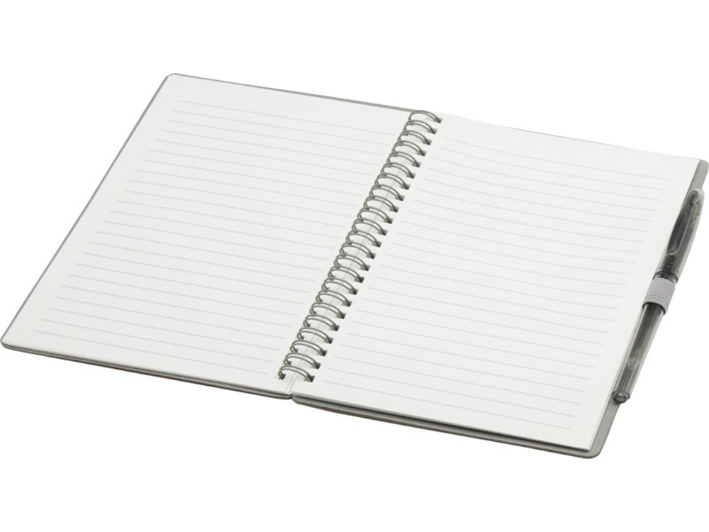 Slate многоразовый набор из блокнота в мягкой обложке и ручки - Серый