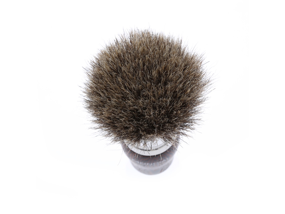 Бритвенный набор Mondial: станок MACH3, помазок, подставка; дерево Венге