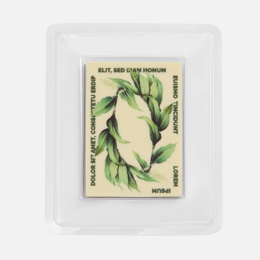 Шоколадная открытка — пример нанесения логотипа (сделано в России) | Print Logo