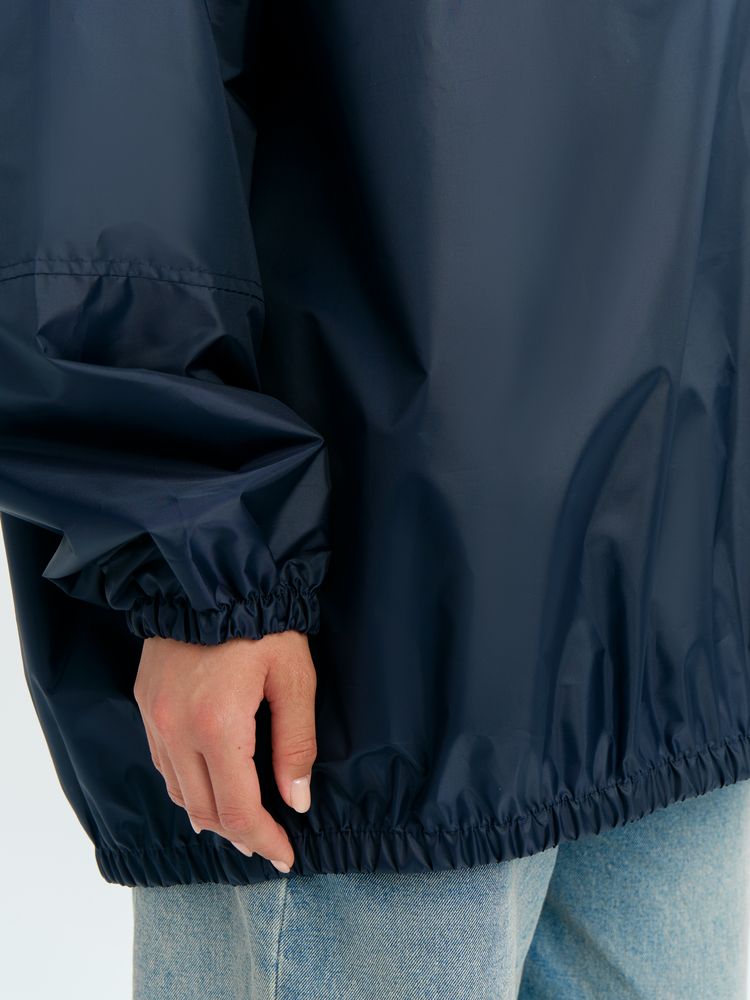 Дождевик-анорак Alatau, укороченный, синий