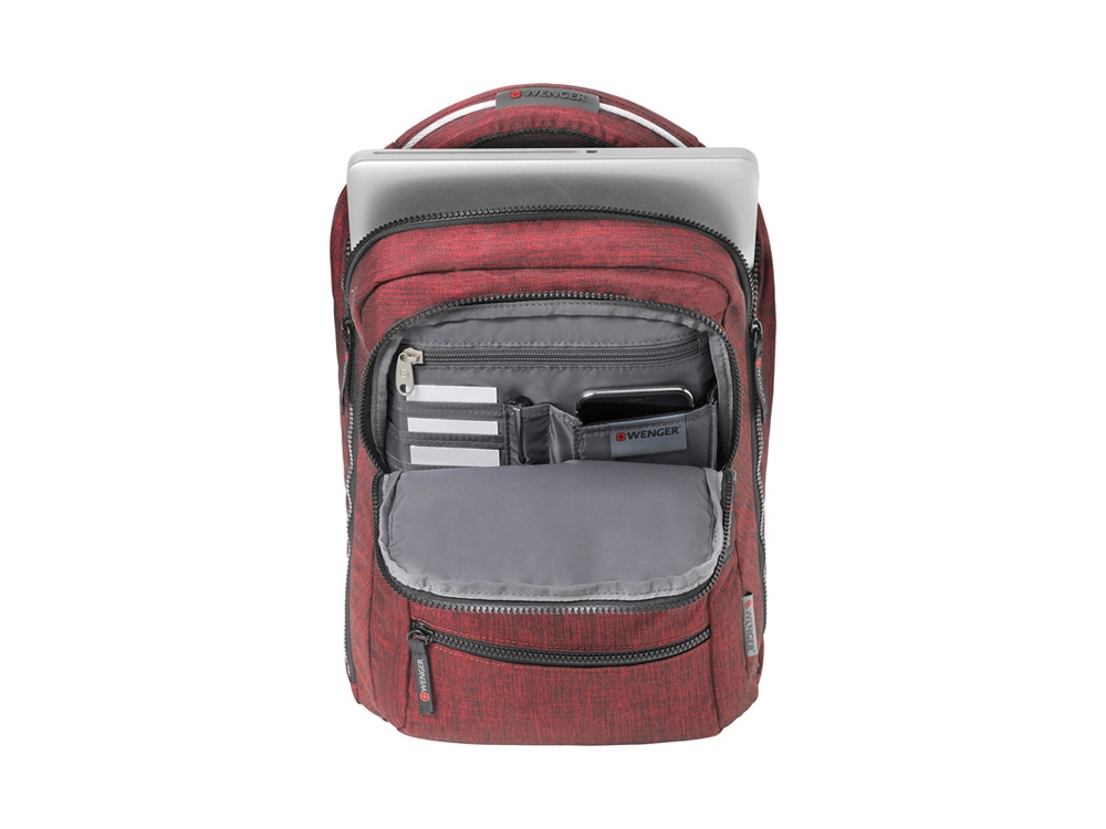 Рюкзак WENGER 14 л с отделением для ноутбука 14, бордовый