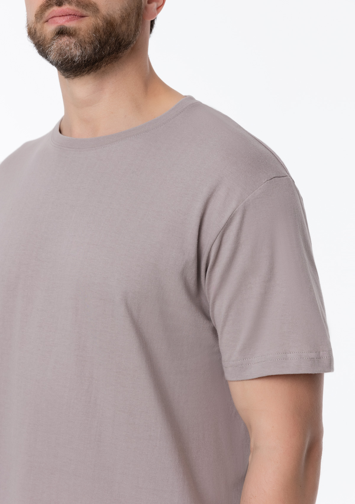 Футболка унисекс без бокового шва STAN хлопок 160, 02, Светло-серый,  (72)  (48/M)