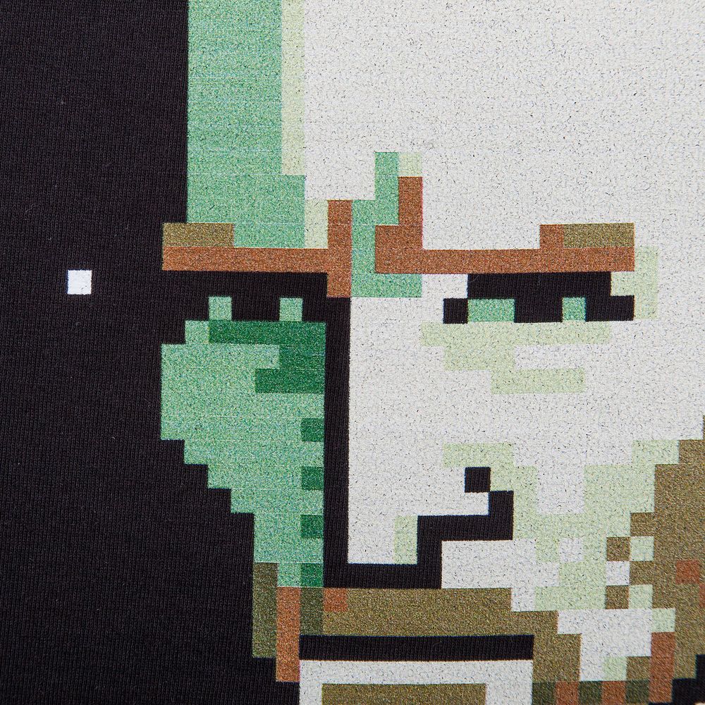 Футболка мужская «Ван-Пакман» — пример нанесения логотипа (Принтэссенция) | Print Logo