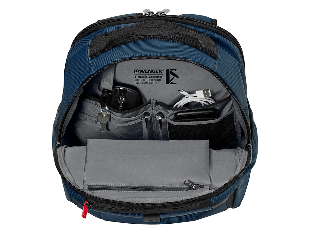 Рюкзак WENGER XE Professional 15.6, синий, переработанный ПЭТ/Полиэстер, 32х22х44 см, 23 л.