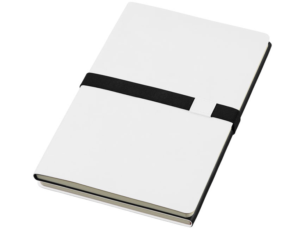 Блокнот А5 Doppio, черный/белый