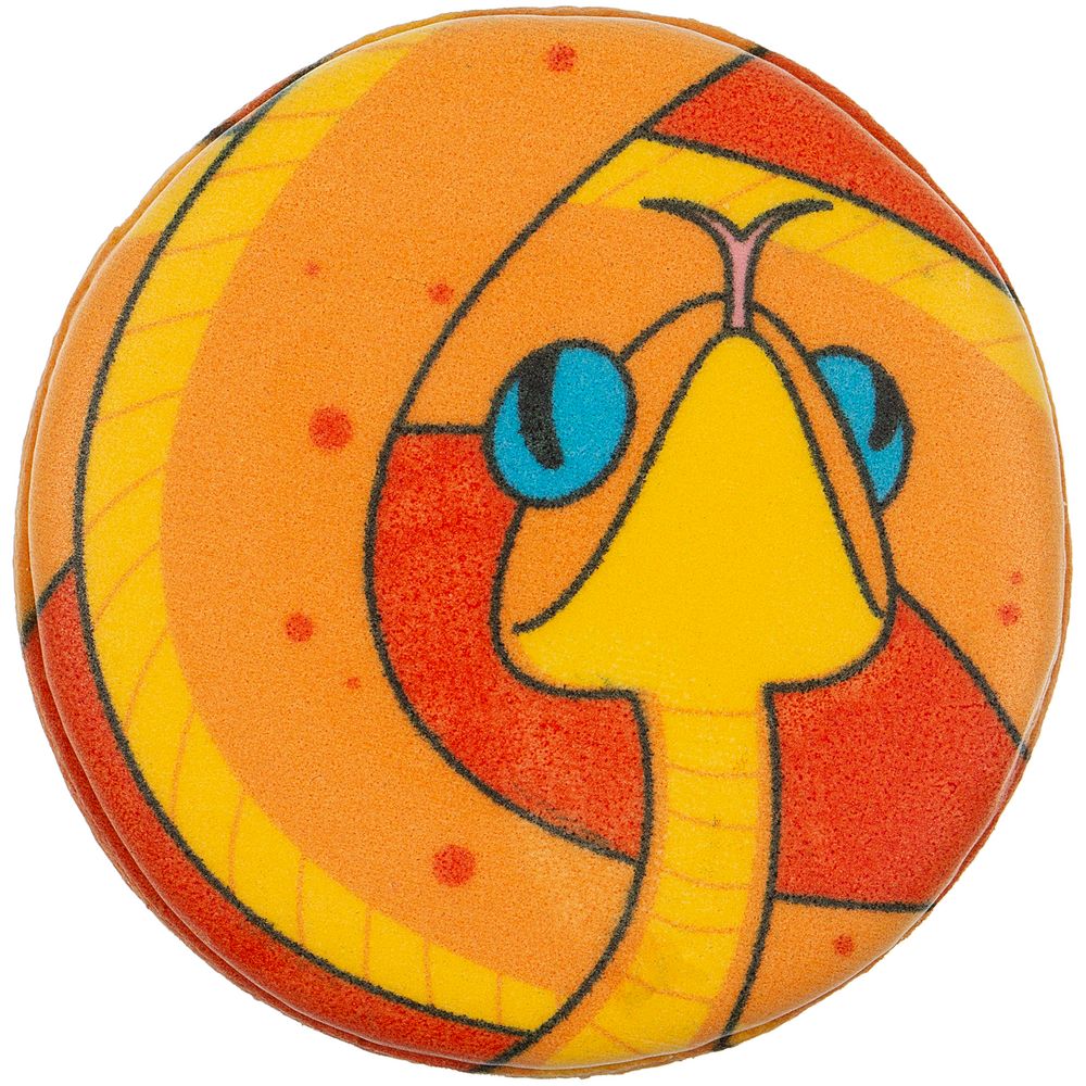 Печенье «Желтая змея» — пример нанесения логотипа (сделано в России) | Print Logo