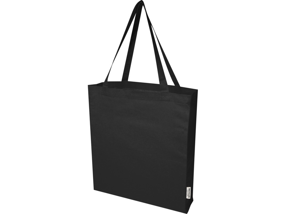 Эко-сумка Madras с ластовицей из переработанного хлопка с логотипом  | Print Logo