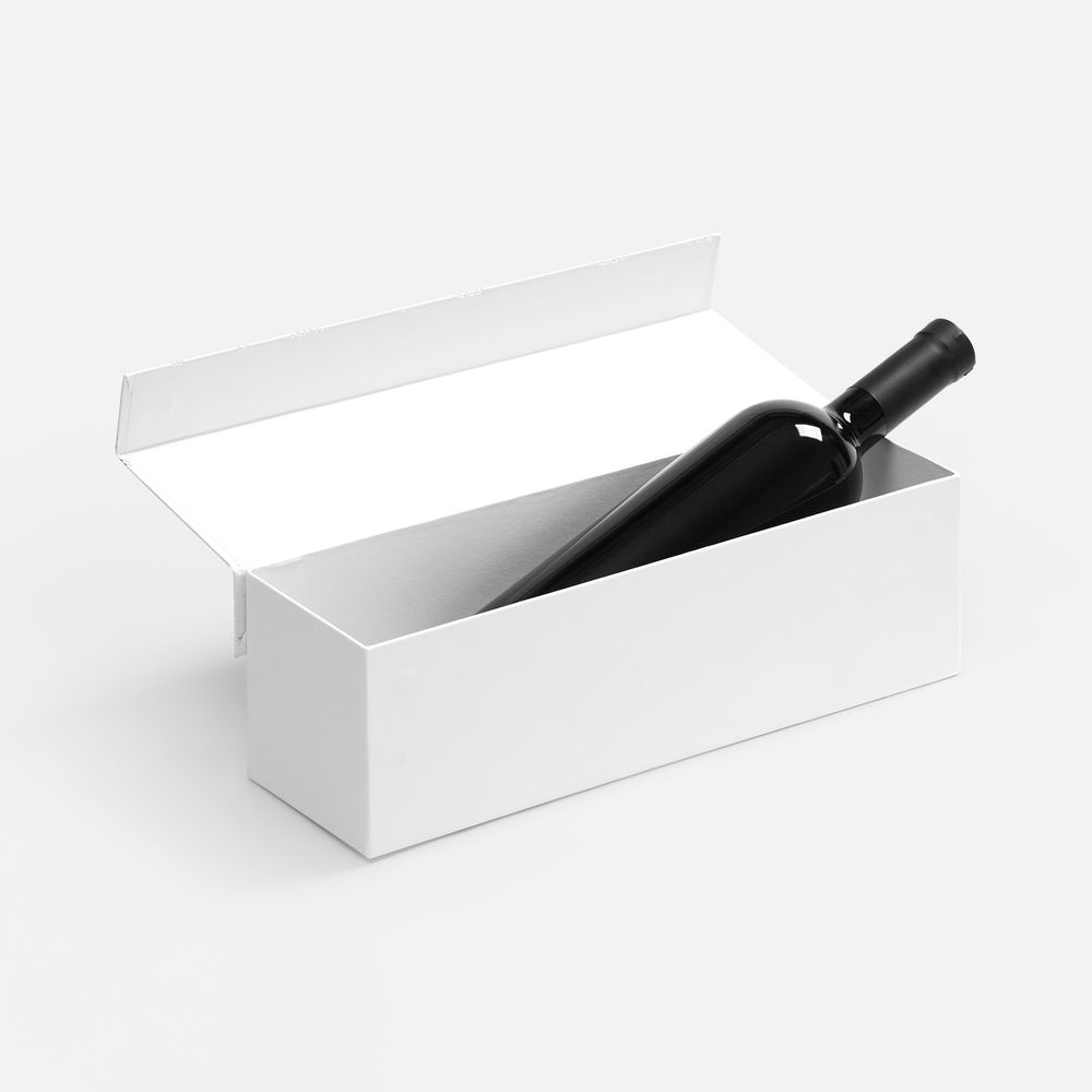 Коробка Wintry под бутылку — пример нанесения логотипа (сделано в России) | Print Logo