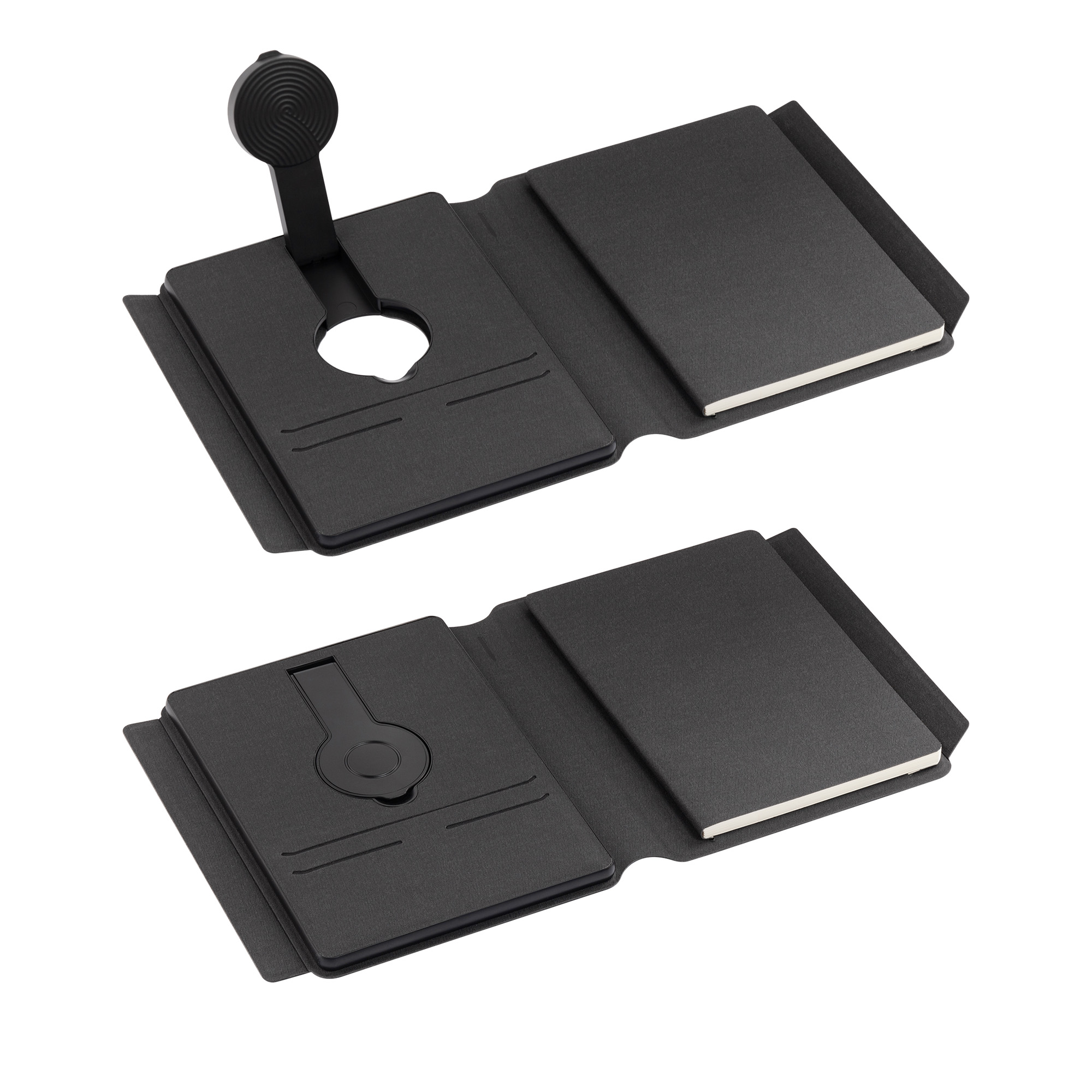 Папка А5 с беспроводным (10W) зарядным устройством 5000 mAh, с MagSafe и блокнотом фото на сайте Print Logo.