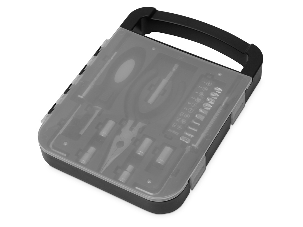 Набор инструментов в пластиковом кейсе Fixit с логотипом  | Print Logo