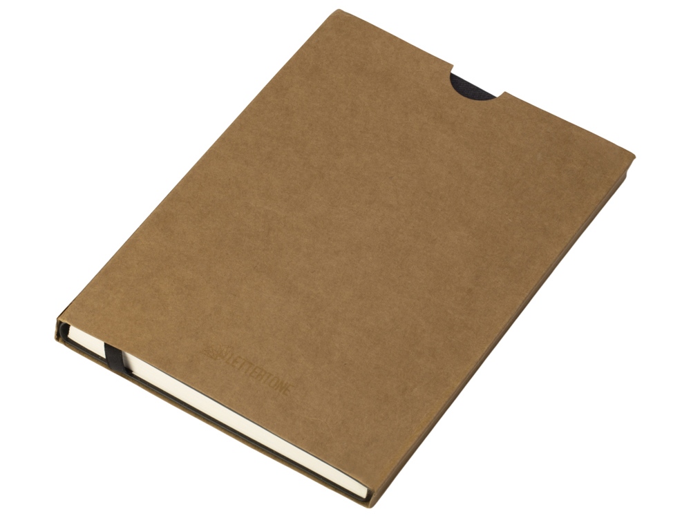 Бизнес блокнот Supreme с вставкой из софт-тача, гибкая обложка, 128 листов, черный