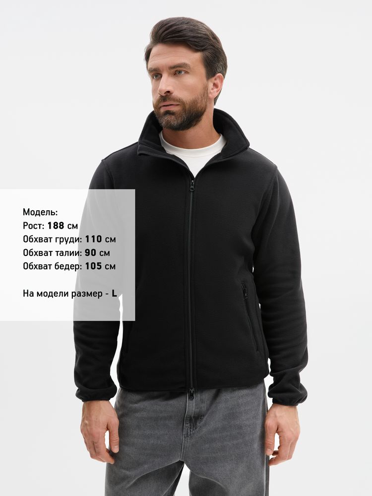 Куртка флисовая унисекс Ben Mac, черная, размер L