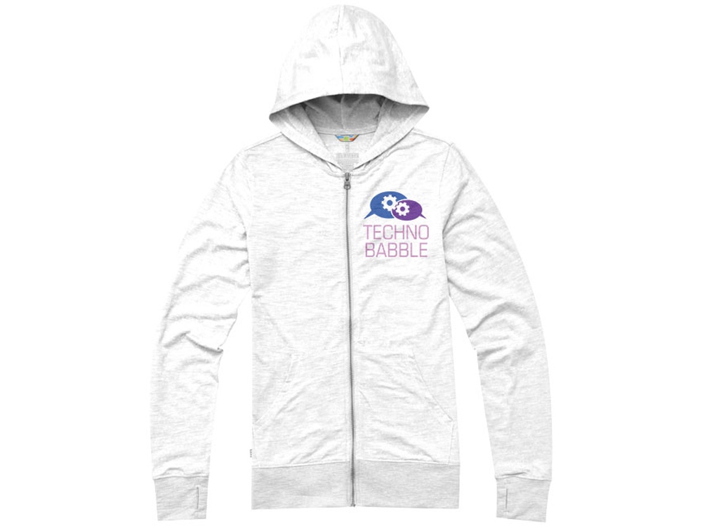 Толстовка Garner женская с капюшоном, белый