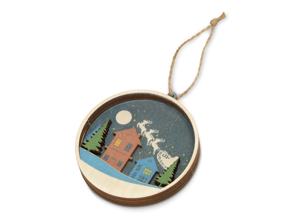 Подвеска Ночь перед рождеством с логотипом  | Print Logo