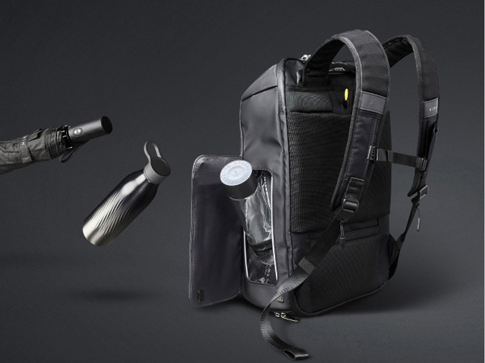 Атикражный рюкзак FlipPack для ноутбука 15.6, черный