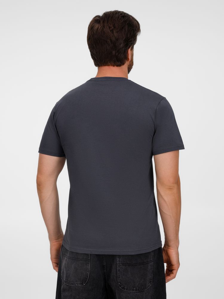 Футболка унисекс T-Bolka 180, темно-серая, размер L