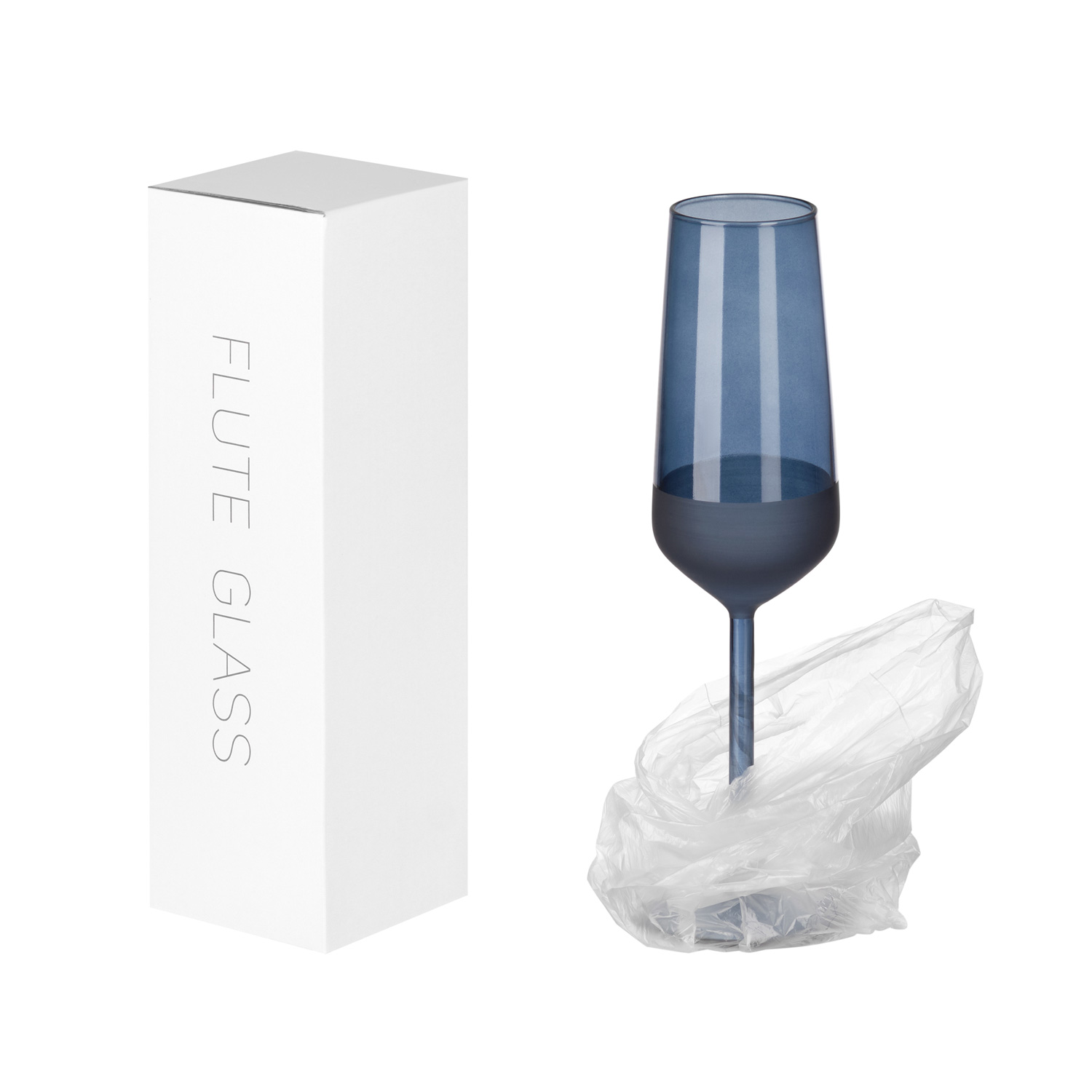 Бокал для шампанского Блэк Эдишн (Black Edition), черный фото на сайте Print Logo.