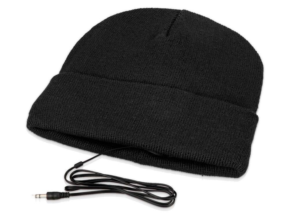 Шапка Музыка со мной с логотипом  | Print Logo