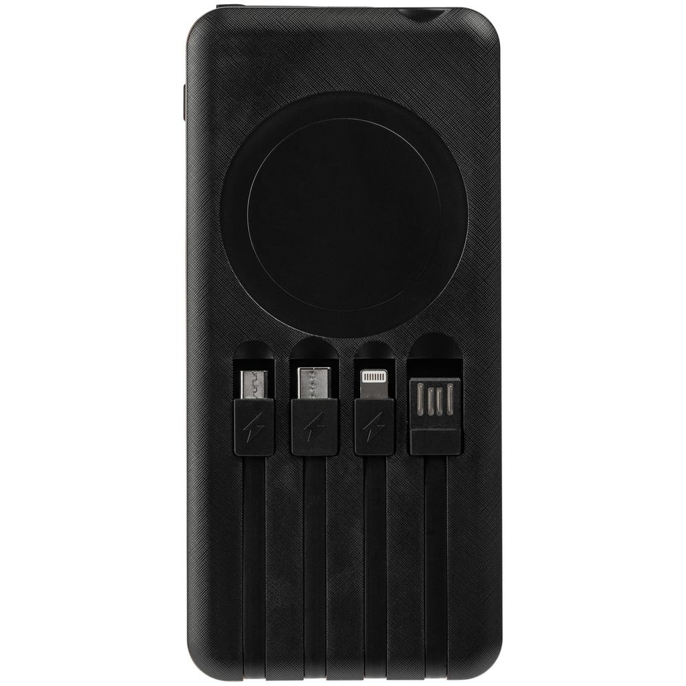 Аккумулятор с беспроводной зарядкой Holiday Maker Wireless, 10000 мАч фото на сайте Print Logo.