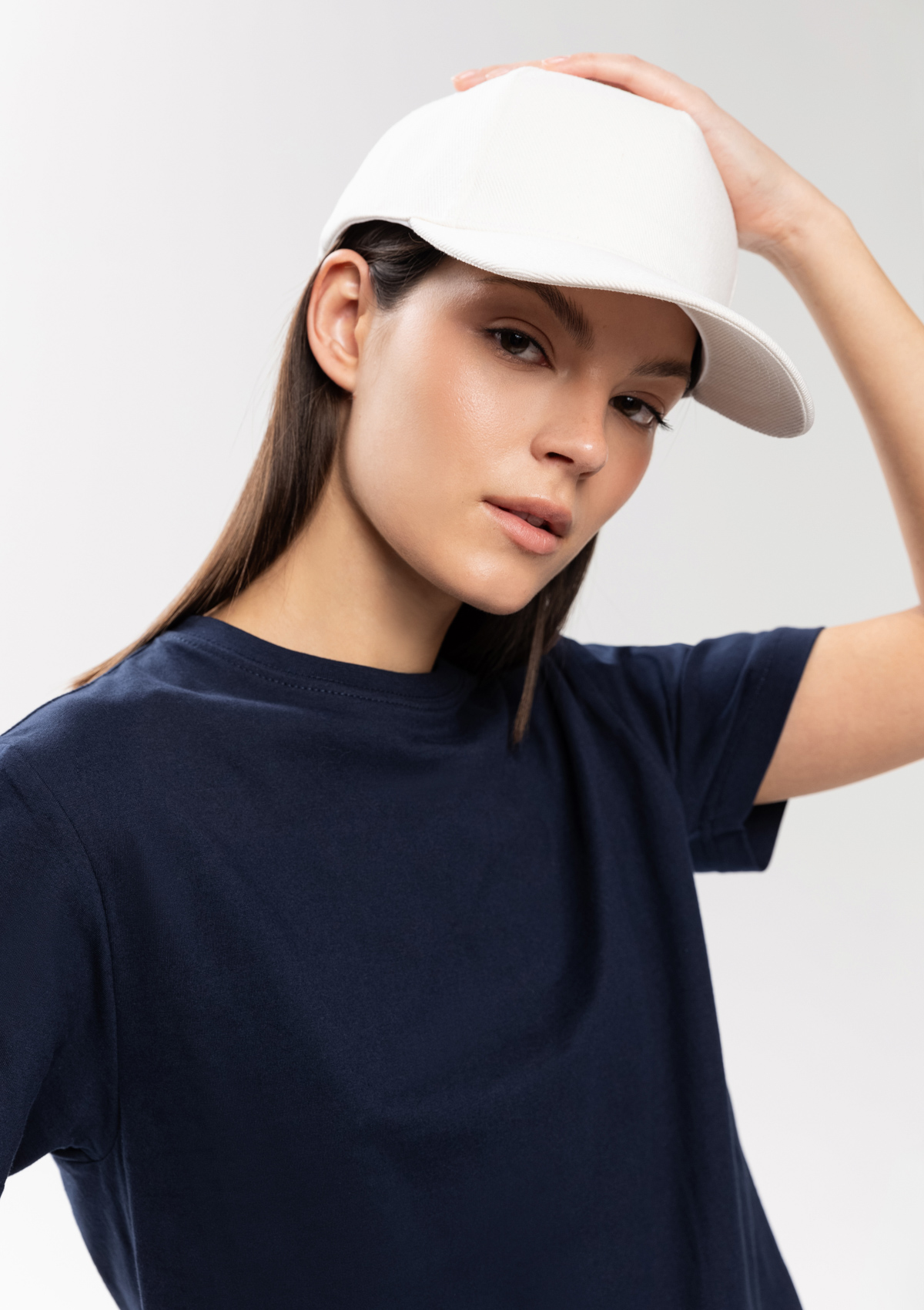 Бейсболка STAN 5 клиньев хлопок 280, 03, Белый,  (10/1)  (56-58)