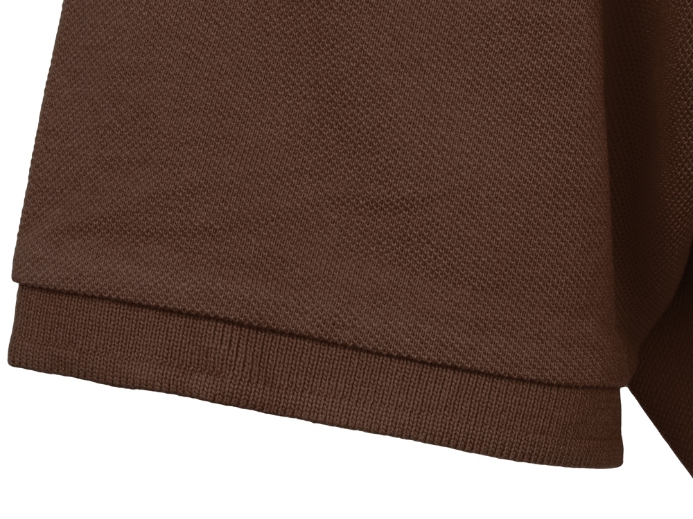 Calgary женская футболка-поло с коротким рукавом, шоколадный коричневый