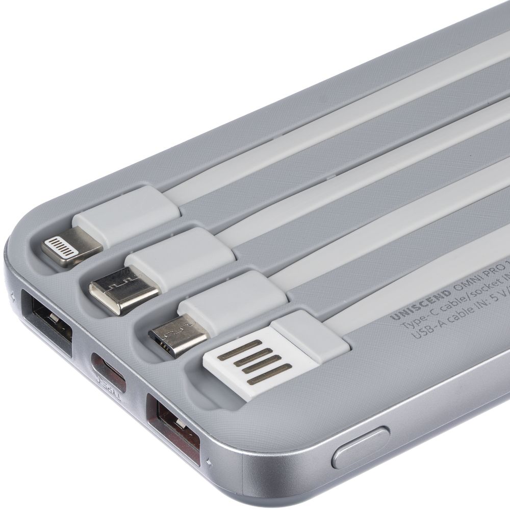 Внешний аккумулятор Omni Pro 10000 мАч фото на сайте Print Logo.