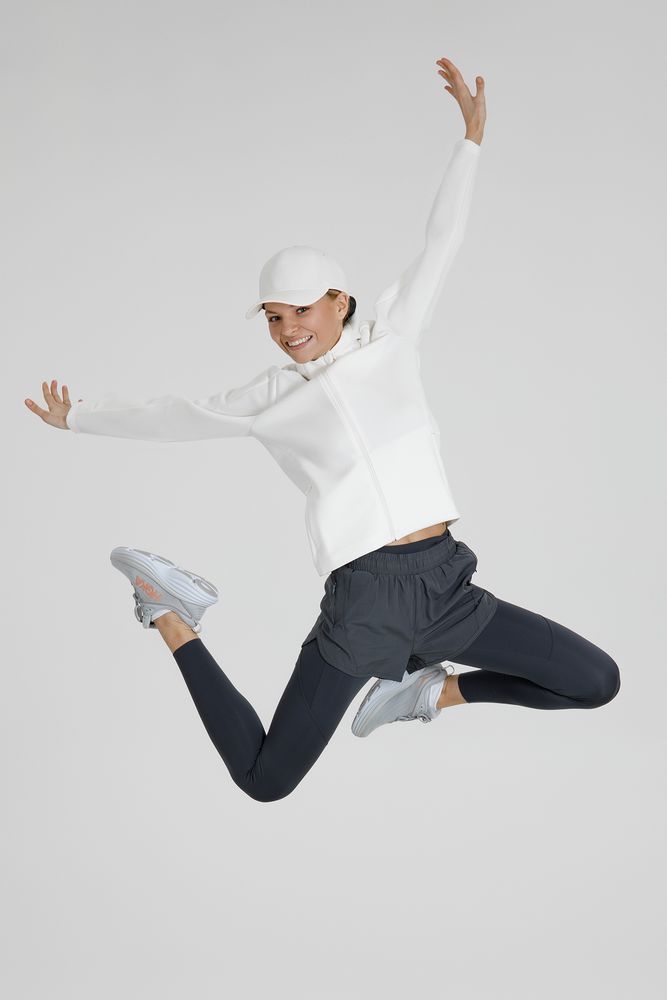 Куртка с капюшоном унисекс Begi, молочно-белая, размер XXL