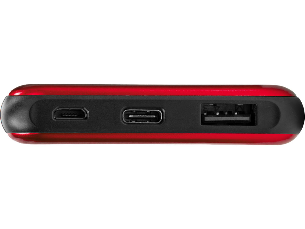 Внешний аккумулятор Forge v.2, металл, 10000mah, красный