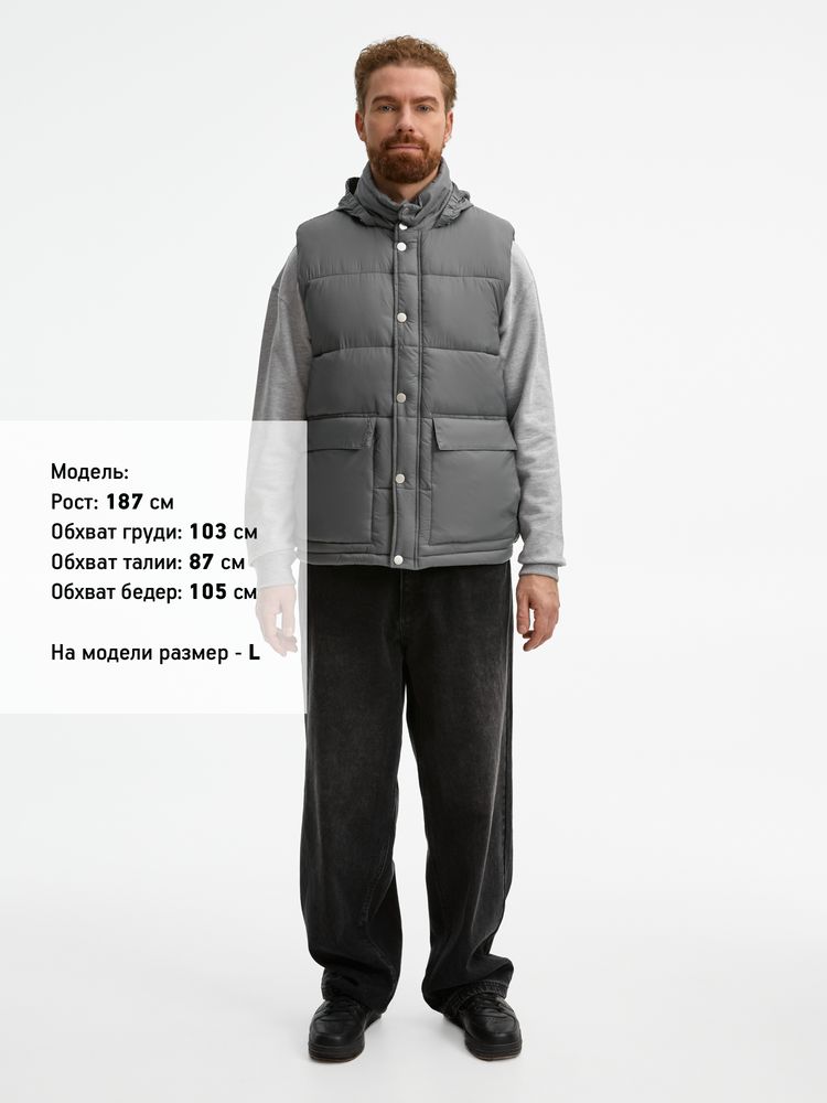 Жилет Ben Mac, серый, размер XXL