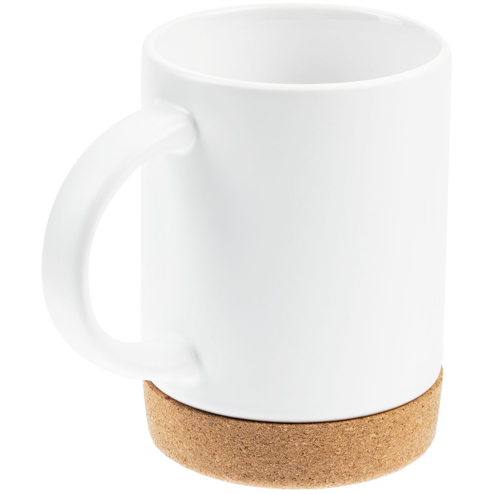 Кружка с пробковой подставкой Corky для сублимационной печати, матовая фото на сайте Print Logo.