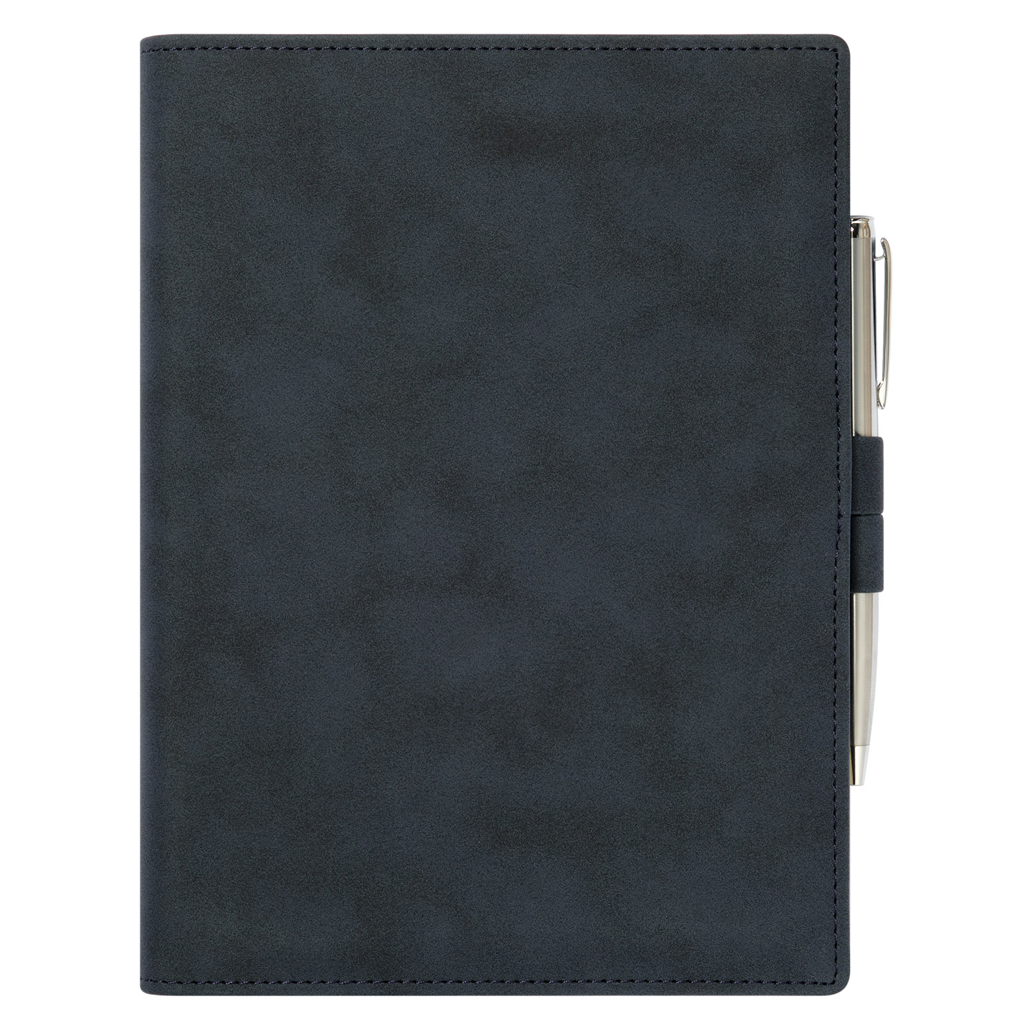 Ежедневник-портфолио Клип (Clip NEO) недатированный в подарочной коробке, черный (в комплекте ручка Tesoro серебро) фото на сайте Print Logo.