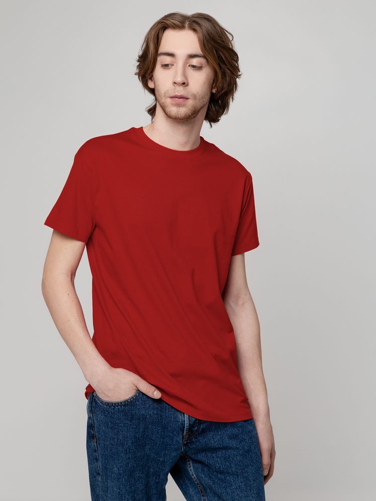 Футболка темно-красная «T-Bolka 160», размер M