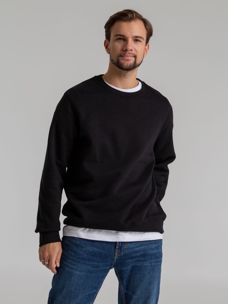 Свитшот унисекс King, черный, размер XXL