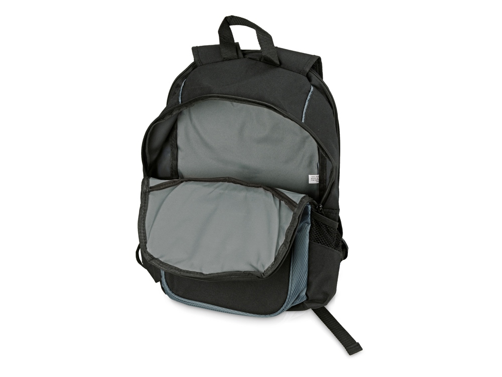 Рюкзак для ноутбука до 15,4’’, черный/серый