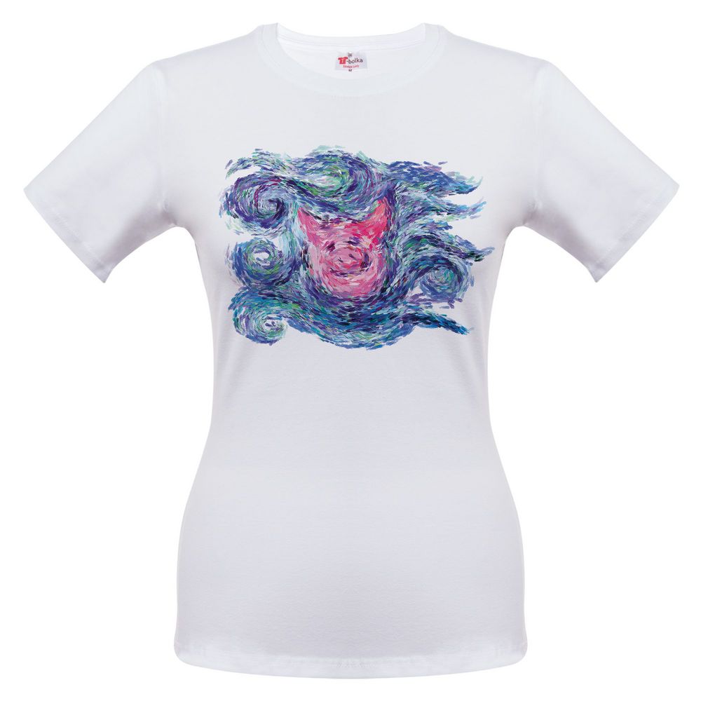 Футболка женская «Ван-Пиг», белый, размер M