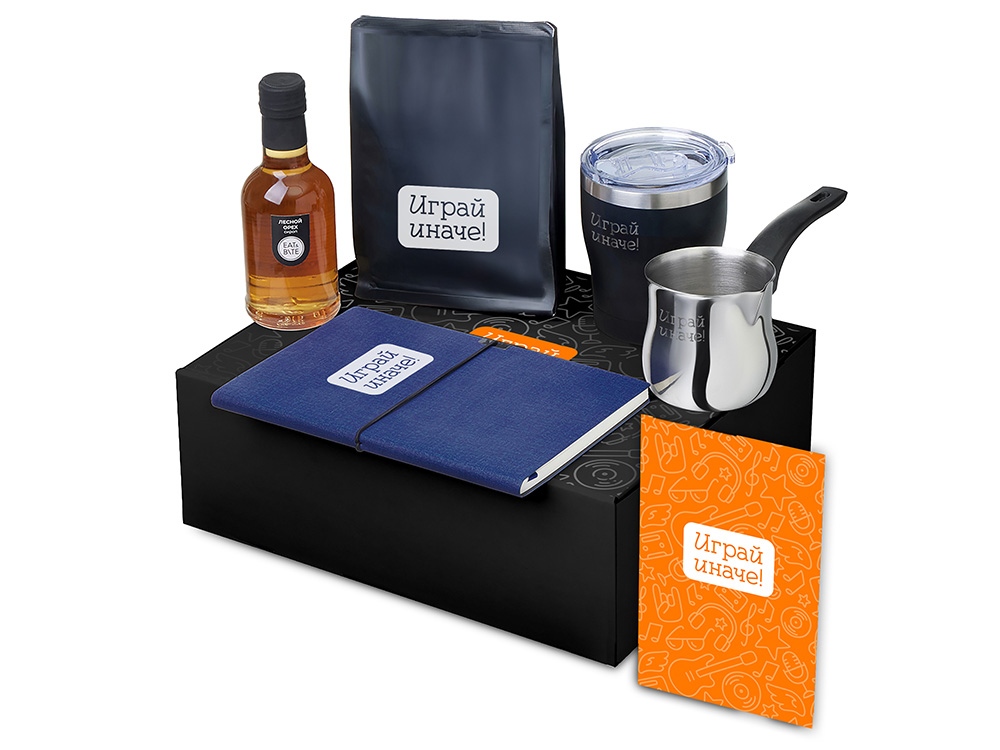 Подарочный набор Re:y. Routine с туркой, термокружкой и кофе с логотипом  | Print Logo