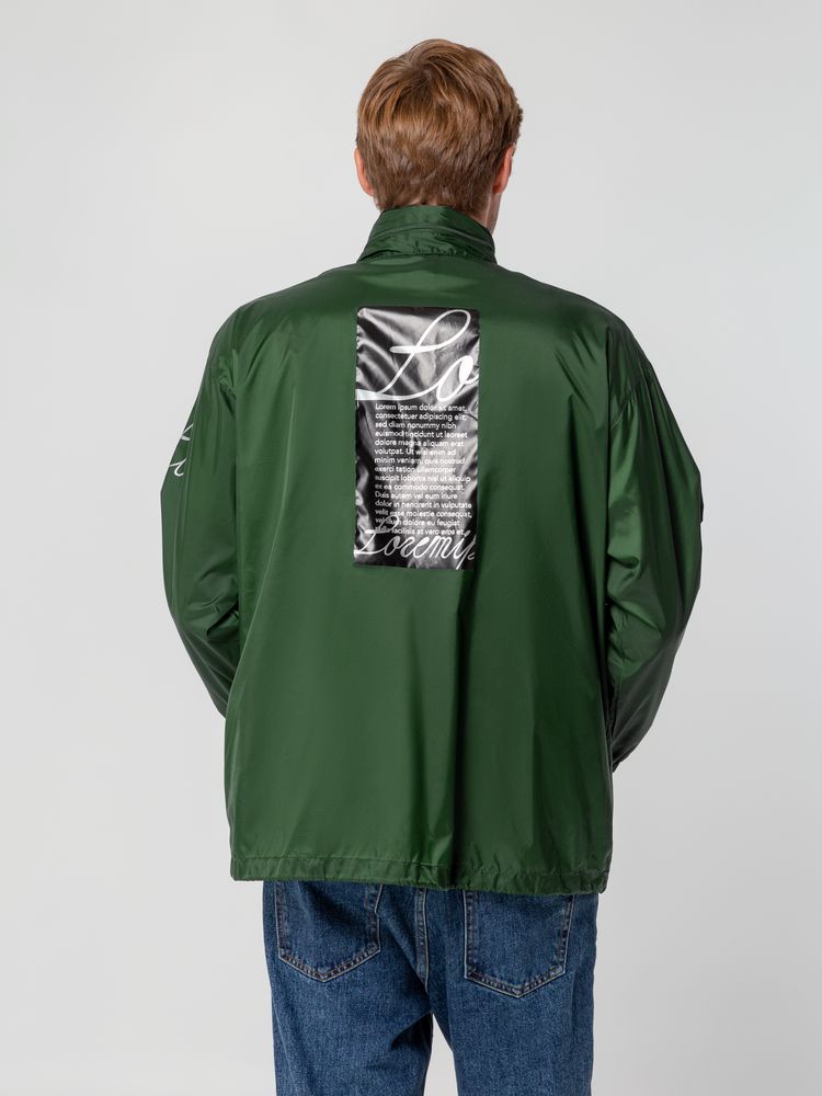 Ветровка из нейлона Surf 210, зеленая, размер XS