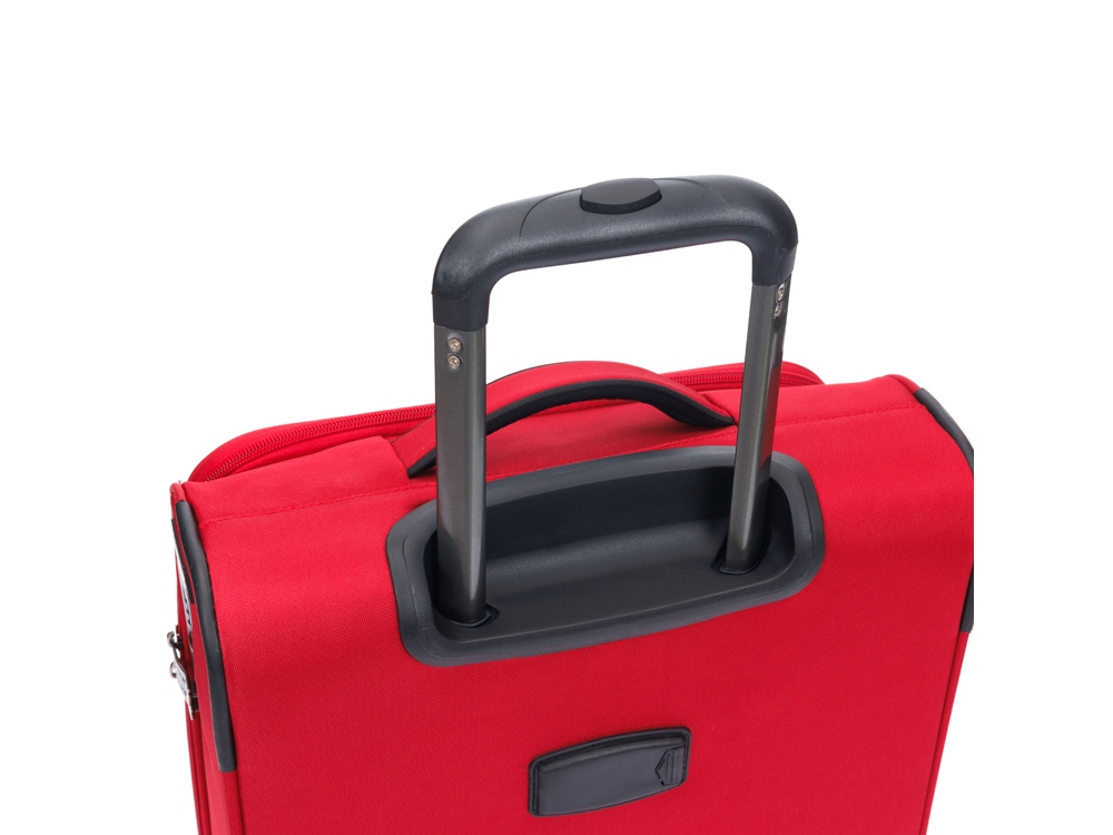 Чемодан TORBER БРОСНО, красный, нейлон 600D, 36,5 х 20 х 54 см, 32 л