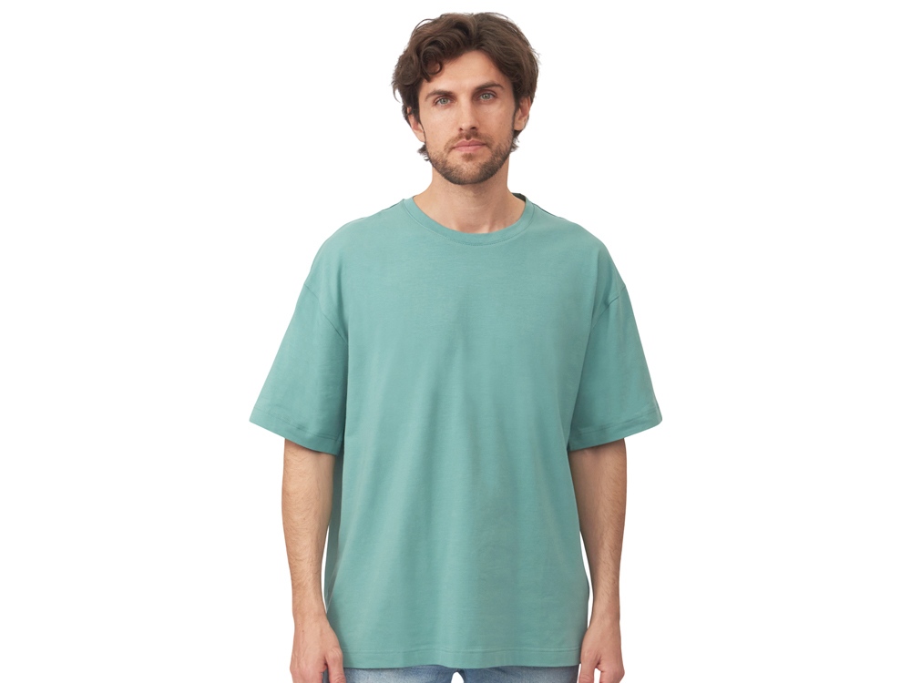 Футболка оверсайз Vienna унисекс , припылено-бирюзовый