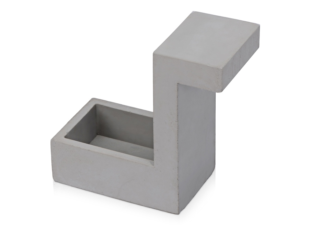 Настольная лампа из бетона Blok Lamp с логотипом Kikkerland | Print Logo