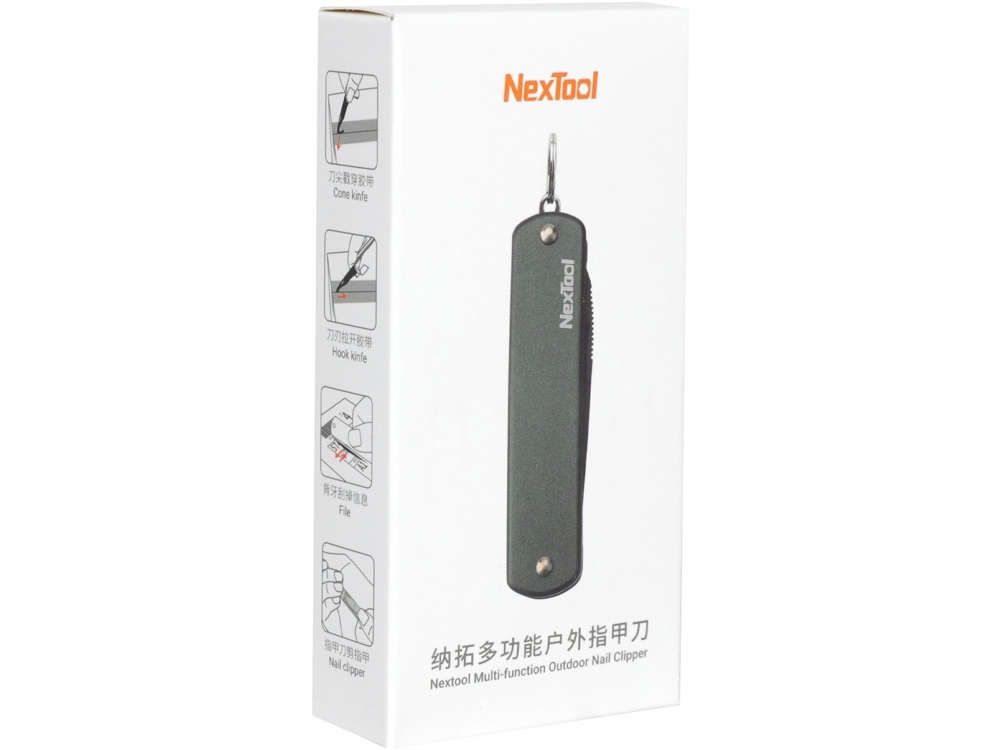 Мультитул-книпсер Nextool Multi Functional Nail Clipper, зеленый, 6 функций