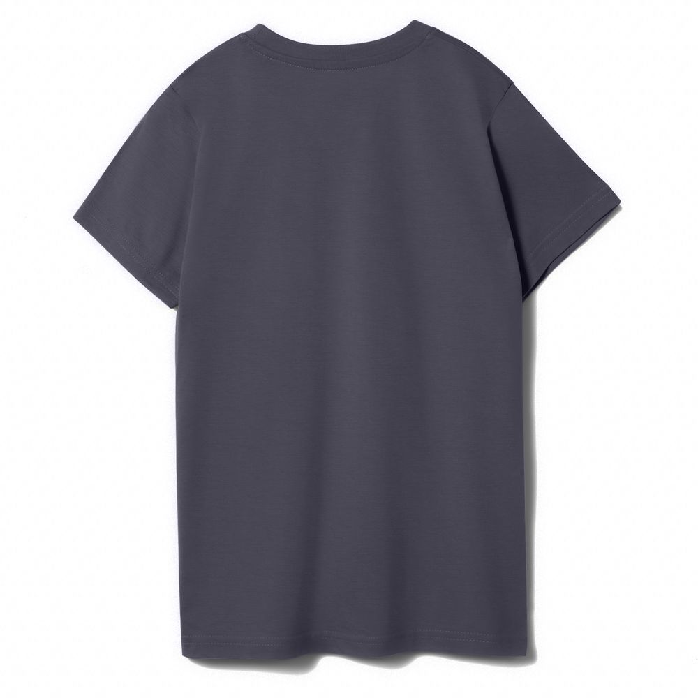 Футболка детская T-Bolka Kids, темно-серая (графит), 12 лет