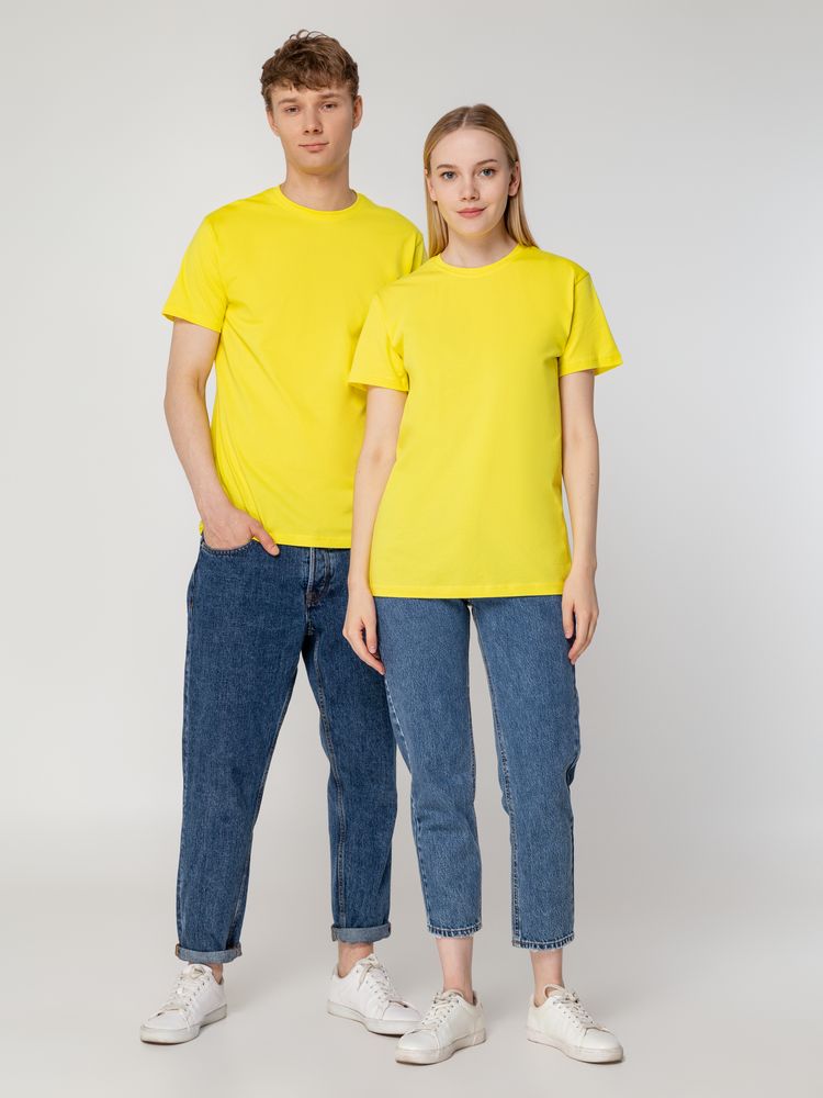 Футболка унисекс T-bolka 160, желтая, размер XXL
