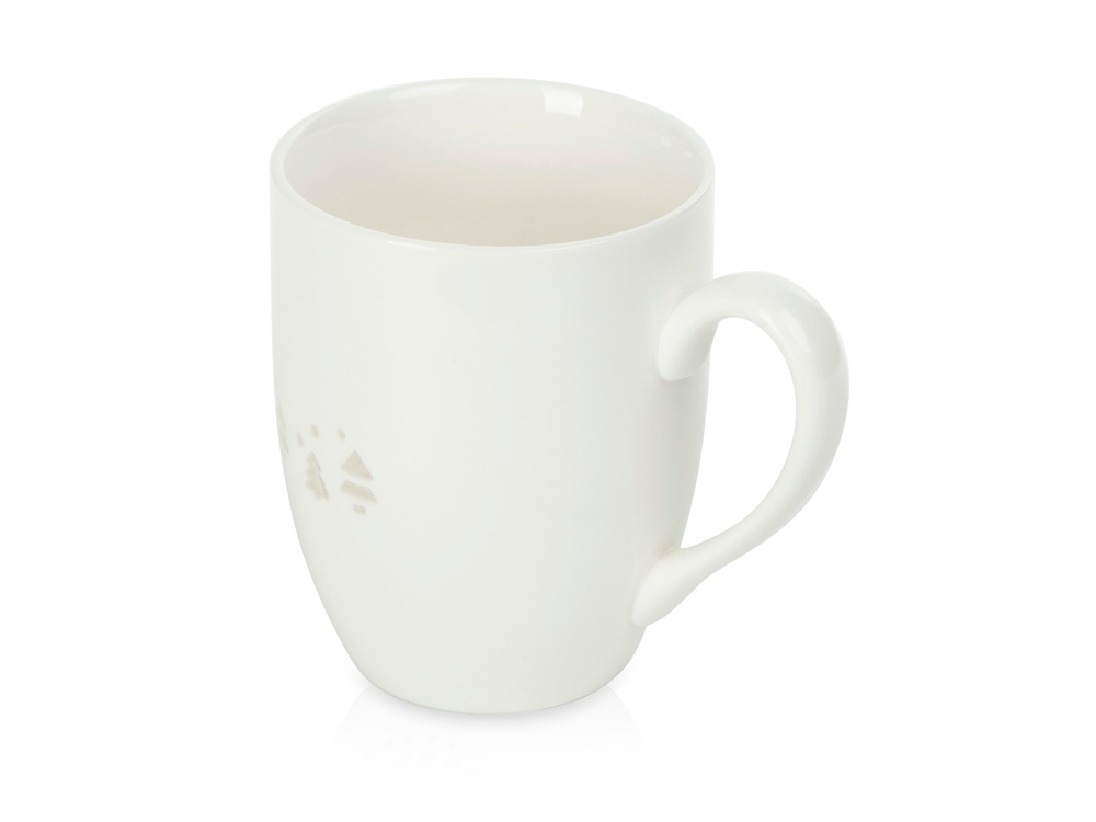 Кружка с прозрачной глазурью Twinkling Trees с логотипом Eat&Bite Select | Print Logo