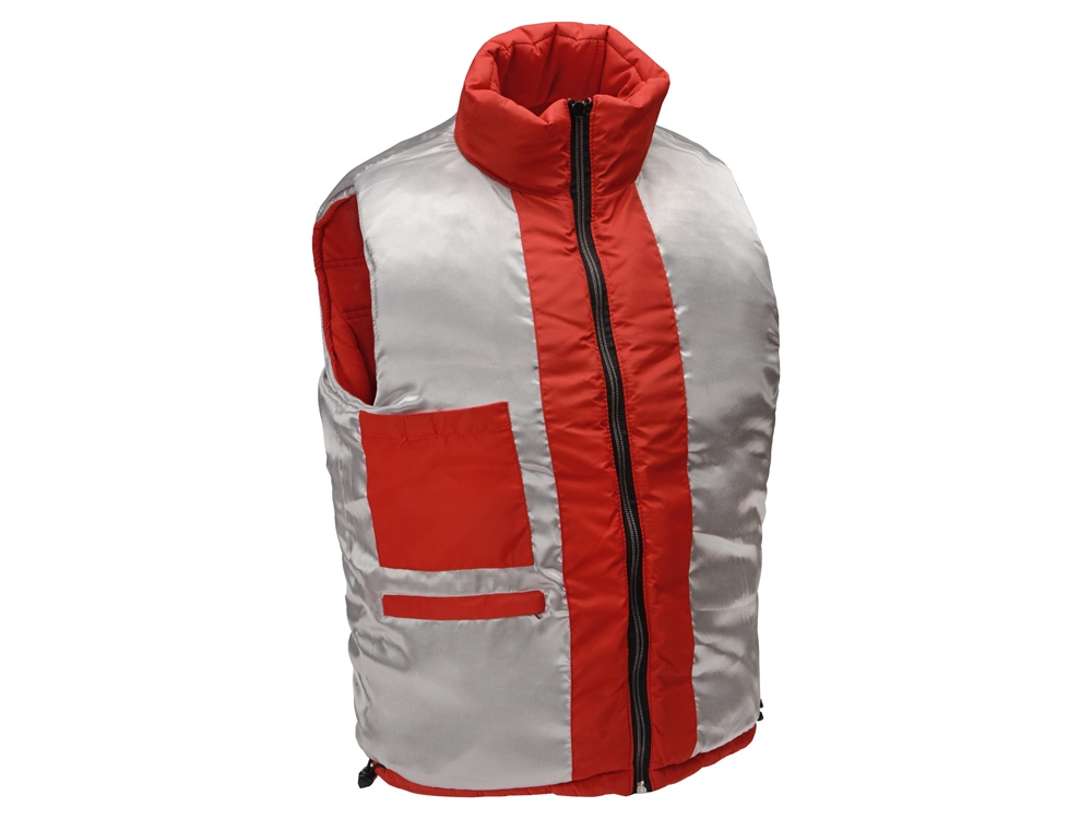 Жилет Vigour женский, красный/стальной